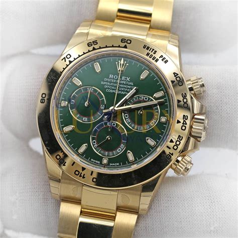 rolex daytona ceramic green dial|rolex daytona green dial price.